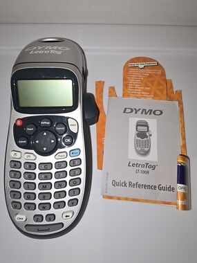 Dymo LetraTag LT-100H Label Maker in Silver and Black